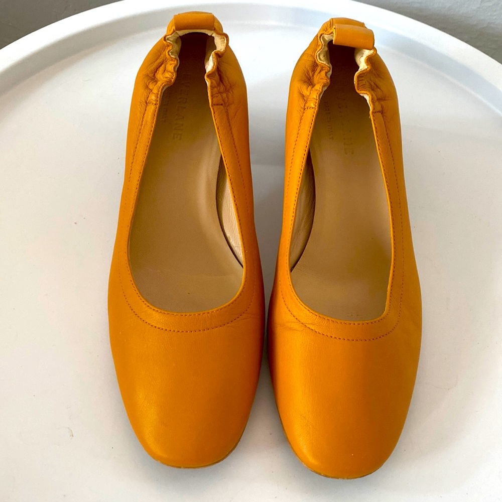 Everlane Leather Block Heel